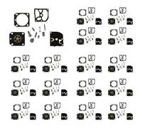 Hndhbfgrt 100 Juego de Reparación de Carburador, Piezas de Recortadora, Diafragma de Junta RB-100 para HS45 FS55 FS38 BG45 MM55 4137 C1Q