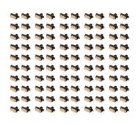 Hndhbfgrt 100 Pcs SS22F25-G7 2 Posicion DPDT 2P2T Montaje en Panel Mini Interruptor Deslizante Soldadura Estiron