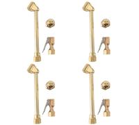 Hndhbfgrt 12 Paquetes Juego de Mandriles de Aire de Latón Resistente, Portabrocas de Latón de 1/4 Pulgada para Calibrador de Inflador de Neumáticos Accesorios de Compresores