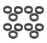 Hndhbfgrt 12 Piezas Partes de Herramientas Recambio de Motosierra de Metal de Cadena Llanta Dentada Power Mate 325-7 para Reemplazo de Motosierra