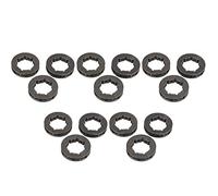 Hndhbfgrt 15 Piezas Partes de Herramientas Recambio de Motosierra de Metal de Cadena Llanta Dentada Power Mate 325-7 para Reemplazo de Motosierra