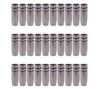 Hndhbfgrt 15Ak Boquilla de Gas 30Pcs Boquilla de Gas Antorcha de Soldadura Mig Consejo de Contacto para Soldadura Mig