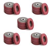 Hndhbfgrt 25 Piezas Disco de Aleta de Fibra de Nylon de 4 Pulgadas Muela de Pulido, Estropajo Rueda de Pulir para Amoladora Angular