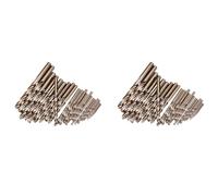 Hndhbfgrt 2Conjunto Brocas Recubiertas de Cobalto de 1,0-13 mm Broca Eléctrica HSS M35 para Madera Metal Cortador de Agujeros de Acero Perforación de Carpintería
