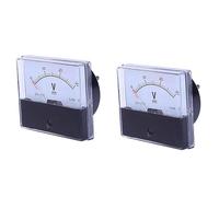 Hndhbfgrt 2X -670 Precisión DC 30V Voltímetro de Medidor de Panel Analógico