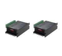 Hndhbfgrt 2X Actualización del Controlador TB6600 32 Subdivisión 42/57/86 Controlador de Motor Paso A Paso 4.0A 42VDC Controlador Portátil
