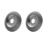 Hndhbfgrt 2X Disco de Tallado de Madera Disco de Molienda Disco de Molienda de 7/8 Pulgadas Disco Abrasivo de Tallado de Madera (100 Mm, Tipo de, Plata)