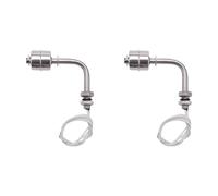 Hndhbfgrt 2X Interruptor de Flotador Simple de Montaje Lateral de Acero Inoxidable de Alta Temperatura de Agua de Líquido Controlador de de Aceite Sensor