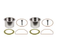 Hndhbfgrt 2X Kit de Reemplazo de Manguito y Anillo de Compresión para Cilindro de Compresor de Aire K-0650. Se Adapta Perfectamente Al Cilindro del Compresor de Aire.