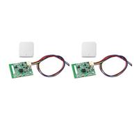 Hndhbfgrt 2X Módulo Desbloqueo Interruptor Cerradura Puerta Electrónica TTLOCK Bluetooth 5.0,Módulo Interruptor Hogar Inteligente con Control por Aplicación y Puerta Enlace G2