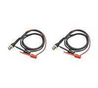 Hndhbfgrt 2X P1007 Cable de Prueba para Osciloscopio con Conector BNC Macho Q9 A Pinza de Gancho Doble y Dos Mini Sondas, 500 V, 5 A, Gancho de Prueba