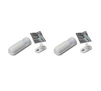 Hndhbfgrt 2X Sensor de Movimiento Inalámbrico para de Alarma de Seguridad para el Hogar 433MH, Detector de Movimiento PIR Infrarrojo
