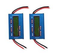 Hndhbfgrt 2X Vatímetro Digital Medidor de Vatios Medidor de Potencia DC 60V 100A Comprobador de Batería de Voltaje de Equilibrio