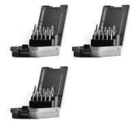 Hndhbfgrt 3Conjunto Kit de Fresas de Carburo de 1/4, Broca de Molienda con Vástago de 1/4, Broca para Herramienta Rotativa de Metal, Soldadura, Desbarbado de Piedra y Madera