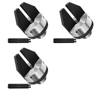 Hndhbfgrt 3Conjunto Mandril para Torno de Madera con Perforación de Pluma de 2 Mordazas y 2 Pulgadas con Rosca Directa de 1 Pulgada X 8 TPI
