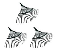 Hndhbfgrt 3X Cabezal de Rastrillo de Ventilador de Acero de 42 Cm, Cabezal de Rastrillo Pesado de Repuesto para CéSped de JardíN, Patio, Hojas, CéSped, 22 Dientes