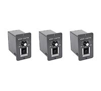 Hndhbfgrt 3X DC 12V 24V 36V 48V 10A PWM Controlador de Velocidad del Motor Interruptor Reversible Regulador Control Detención de Rotación Hacia Adelante