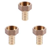 Hndhbfgrt 3X Manguera de 12 mm Barb 1 / 2BsP Rosca Hembra Adaptador de Conector de Unión Rápida