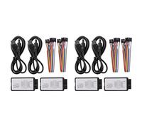 Hndhbfgrt 4 Juegos de Analizador Lógico USB 24MHz 8 Canales 24M/Segundos Depurador de Analizador Lógico para ARM FPGA Analizador Lógico Lógico 24M 8CH