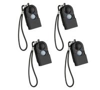Hndhbfgrt 4 Piezas Camping Travel Portable Mini PIR Sensor de Movimiento Infrarrojo Detector Alarma 120DB InaláMbrico Seguridad para el Hogar Antirrobo