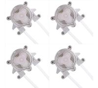 Hndhbfgrt 4X Bomba Microperistáltica de CC de 6 V, 9 V y 12 V, Pequeña, Minibomba de 500 W con Motorreductor, Dosificación de Agua Líquida, Reversible.