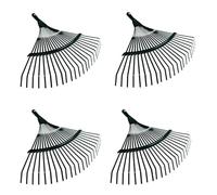 Hndhbfgrt 4X Cabezal de Rastrillo de Ventilador de Acero de 42 Cm, Cabezal de Rastrillo Pesado de Repuesto para CéSped de JardíN, Patio, Hojas, CéSped, 22 Dientes
