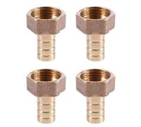 Hndhbfgrt 4X Manguera de 12 mm Barb 1 / 2BsP Rosca Hembra Adaptador de Conector de Unión Rápida
