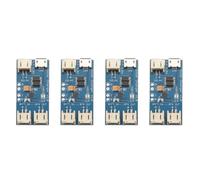 Hndhbfgrt 4X Mini Placa de Cargador Solar Lipo CN3065 Módulo de Placa de Cargador de Batería de Litio