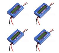 Hndhbfgrt 4X Vatímetro Digital Medidor de Vatios Medidor de Potencia DC 60V 100A Comprobador de Batería de Voltaje de Equilibrio