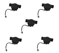 Hndhbfgrt 5Pcs Sensor de Flujo de Agua DN25 DC3.5-24V 1 Pulgada 2-100L / Min Medidor de Flujo Hall Bomba de Calentador de Agua Medidor de Flujo Contador del Interruptor