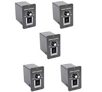 Hndhbfgrt 5X DC 12V 24V 36V 48V 10A PWM Controlador de Velocidad del Motor Interruptor Reversible Regulador Control Detención de Rotación Hacia Adelante