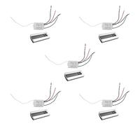 Hndhbfgrt 5X Interruptor de Control Remoto Inalámbrico de 1 Vía ON/OFF 220V Interruptor de Control Remoto Digital para Lámpara Y Luz HT035