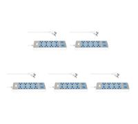 Hndhbfgrt 5X Regleta de Enchufes con 4 Enchufes USB, AlimentacióN de 3000 W, 8 Enchufes Universales, Cable de AlimentacióN de 6.5 Pies, Enchufe de la UE