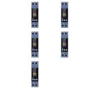 Hndhbfgrt 5X Voltímetro de CA, Amperímetro, Vatímetro, Medidor de Energía con Montaje en Riel DIN, Medidor de Potencia CA 100-290 V KWh, Detector con Pantalla Digital LED