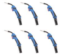 Hndhbfgrt 6X 15AK Cuerpo de la Antorcha 180A MIG Antorcha Herramienta de Soldadura de Estilo Europeo Profesional MB 15AK Cabeza de Antorcha de Soldadura