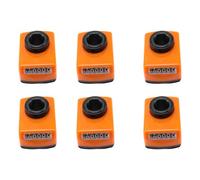 Hndhbfgrt 6X Torno de la Máquina Parte 20Mm Diámetro Indicador de Posición Digital Naranja