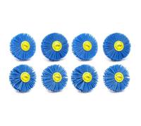 Hndhbfgrt 8 Piezas 80X30X6 mm Alambre Abrasivo de Taladro Cepillo de Pulido de Cerdas de Nylon de Muela para Acabado de Caoba de Muebles de Madera