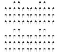 Hndhbfgrt 80 Piezas de Interruptores de Botón Pulsador Táctiles Momentáneos de 6 X 6 X 5 Mm, 2 Pines, Orificio Pasante DIP