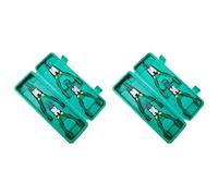 Hndhbfgrt 8X Juego de Alicates para Anillos de Seguridad de 7 Pulgadas, Alicates Doblados Rectos Internos Externos, Herramienta Multifuncional para Quitar Anillos de Retención