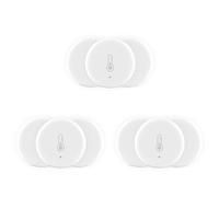 Hndhbfgrt 9x Tuya Smart ZigBee 3.0 Sensor Inteligente de Temperatura y Humedad Seguridad una BateríA con la AplicacióN Tuya Smart Life (B)