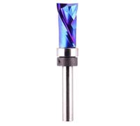 Hndhbfgrt Fresa de Fresado de Compresión con Rodamiento Superior y Vástago de 1/4" para Carpintería