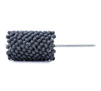 Hndhbfgrt Herramienta Bruñidora de Cilindros de 4" con Cepillo de Bolas de Grano 240, Bruñidora de Motor Flexible para Bruñido y Desbarbado Profesional de Bolas de Cilindros