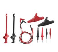 Hndhbfgrt Kit de Cables de Prueba para Multímetro, Pinza para Multímetro Digital de Hasta 19 A, Herramienta para Comprobación de Multímetros para Automoción