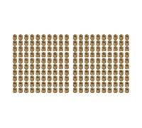 Hndhbfgrt M2 x 3mm Cilindro de Laton Moleteado Roscado Insertar Insertado Nuts 200 Unids