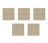 Hndhbfgrt M2 x 3mm Cilindro de Laton Moleteado Roscado Insertar Insertado Nuts 500 Unids