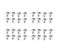 Hndhbfgrt Paquete de 32 Soportes de Montaje de Panel Solar, Abrazaderas de Extremo de Panel Solar, Abrazaderas Centrales, para Módulo Solar de Panel Solar Fotovoltaico de 30 mm