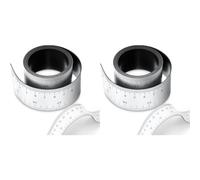 Hndhbfgrt Paquete de 4 Cintas Métricas Magnéticas de 39,37 Pulgadas, Centímetros, Reglas Magnéticas Flexibles, Cinta Métrica Magnética, Adecuada para Tornos