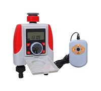HNMHPGVWD Aqualin - Temporizador de riego jardín con Dos Salidas, válvula solenoide electrónica Digital, Sensor Lluvia y Humedad(with Humidity Sensor)
