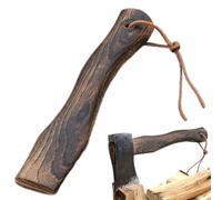 Hobngmuc Mango de Madera para Hacha Hacha Corta Madera Resistente | Mango de Repuesto para Hacha para Corte de Troncos Rajado de Leña y Camping Exterior Supervivencia Bushcraft y Picado de