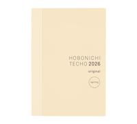 Hobonichi Techo 2026 - Libro original A6, japonés, diario, inicio de abril, lunes